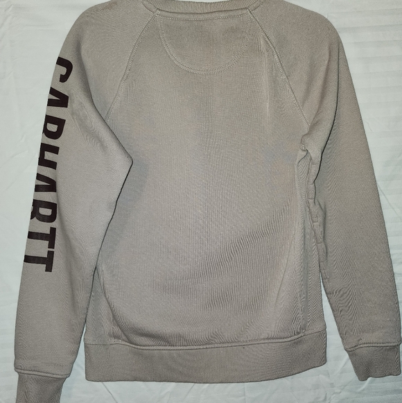 Carhartt Women's Light Purple Crewneck Sweater SM, Never Worn, Textured Sleeve - Picture 7 of 7